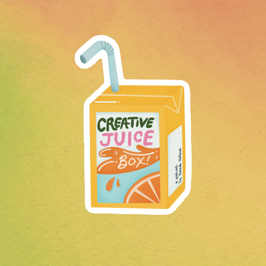 Creative Juice Box Sticker